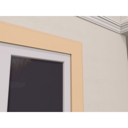 Ancadrament Fereastra pentru Exterior din Polistiren Expandat Laminat cu Rasina FP110, H 150 x L 25 mm, Lungime 2 m [4]