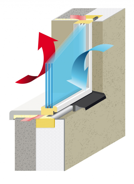 Banda Bariera de Vapori pentru Etansare Tamplarie la Interior Premium Sealing Tape Internal, 25 m/rola [2]