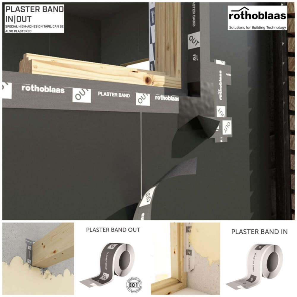 Bandă Unisens pentru Trecerea Vaporilor PLASTER BAND OUT LINER 15/85 100mm x 25m [2]