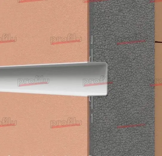 Bossenprofil Profil Nut cu Plasă pentru Realizare de Bosaje pe Fațadă 50mm x 2.5m [4]