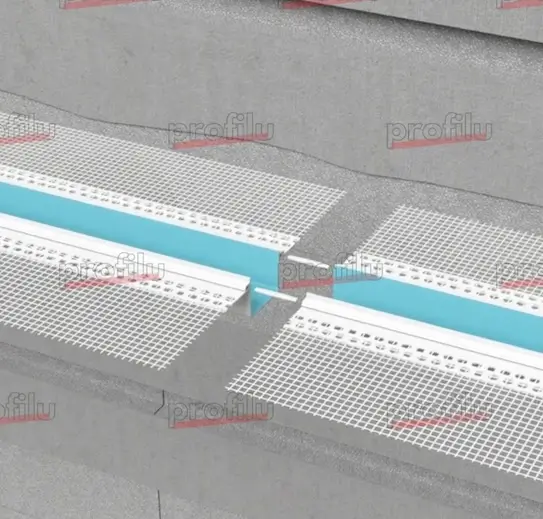 Bossenprofil Profil Nut cu Plasă pentru Realizare de Bosaje pe Fațadă 50mm x 2.5m [2]