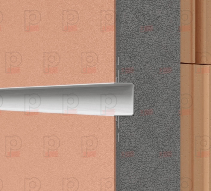 Bossenprofil Profil Nut pentru Realizare de Bosaje pe Fațadă 50mm x 2.5m [5]