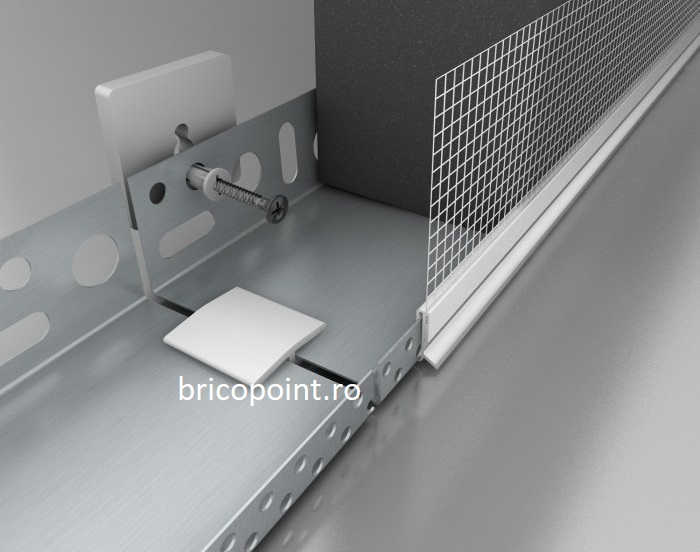 SockelleistenVerbinder S 30mm - Conector pentru Imbinare Profil de Soclu din AL, 100buc/pg [2]