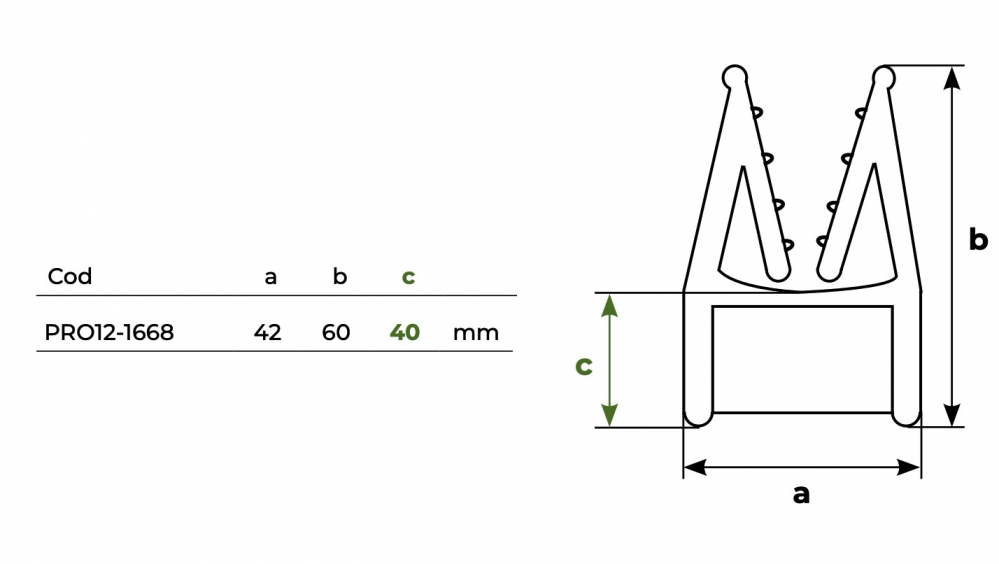 Distanțier Turn Placă pentru Fier cu Diametru 6/14, H 40mm [2]