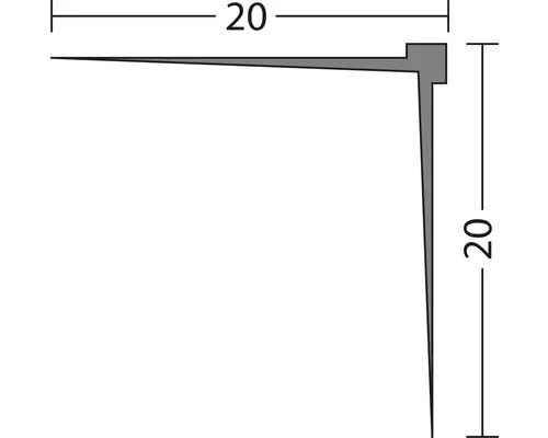 Element de Colț TapetenProfil 3x20x20mm 2,6m [2]
