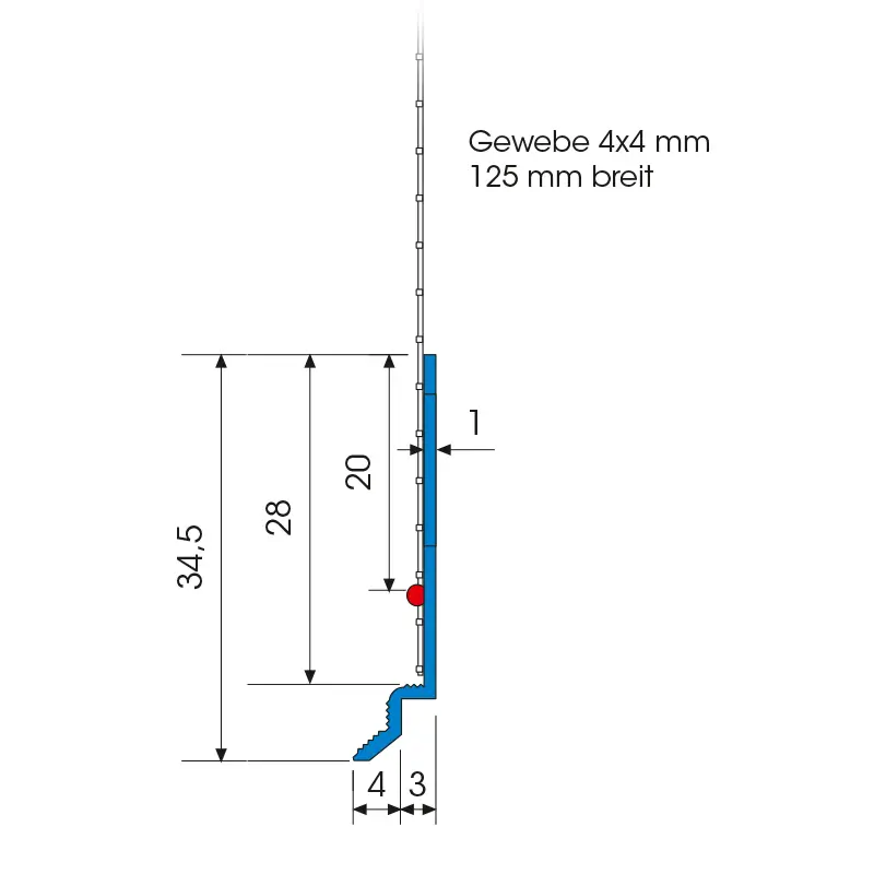 Element de închidere Finisaje Abschlussprofil DECO-TEX-DUE 6mm 2m [3]