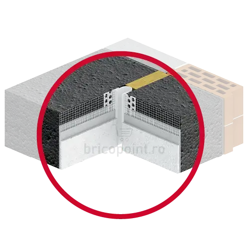 Element de Rost de Dilatație Colț Pro DFP-Ecke 2.5m [2]