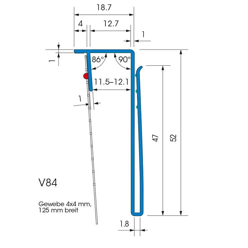 Element Clipsabil Superior V84 VHF-VENTI-TEX 2m [4]