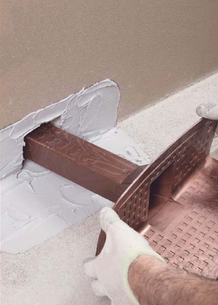 Scurgere pentru Terase si Balcoane Culoare Negru L347mm S57x48mm [4]