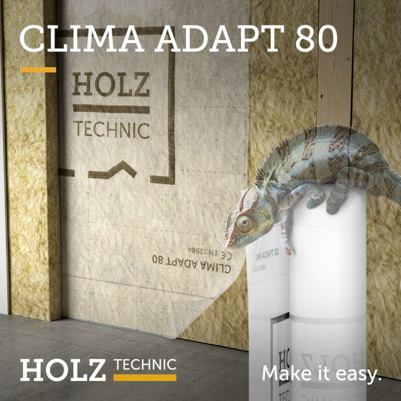 Membrană cu Difuzie Variabilă a Vaporilor CLIMA ADAPT 80 1.5x50m 75mp [4]