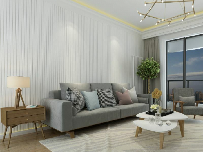 Panou Decorativ 3D din Poliuretan Riflaj LINEA 240x2000x17.5mm 0.48mp/buc [3]