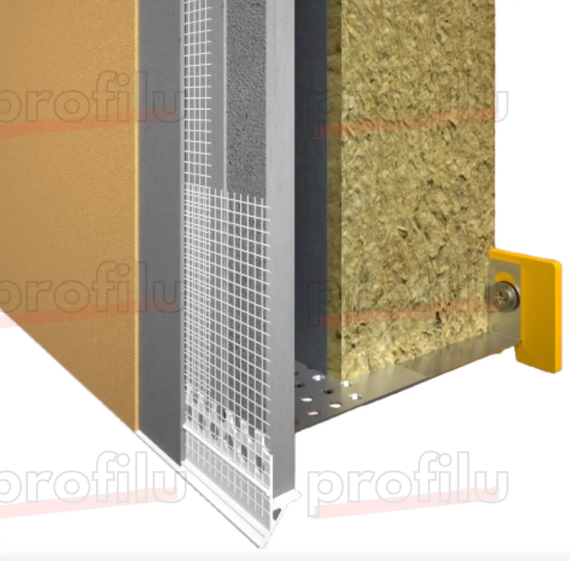 Picurător Ascuns Pentru Fațade Ventilate TropfkantenProfil 2.5m [2]