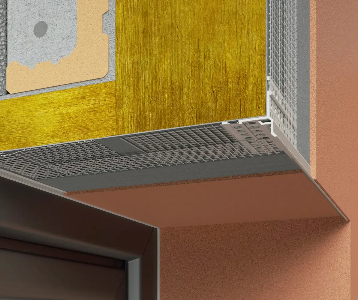 TropfkantenProfil - Picurator Ascuns Utilizat la Fereastra, Balcon, Soclu, 2.5 m [2]