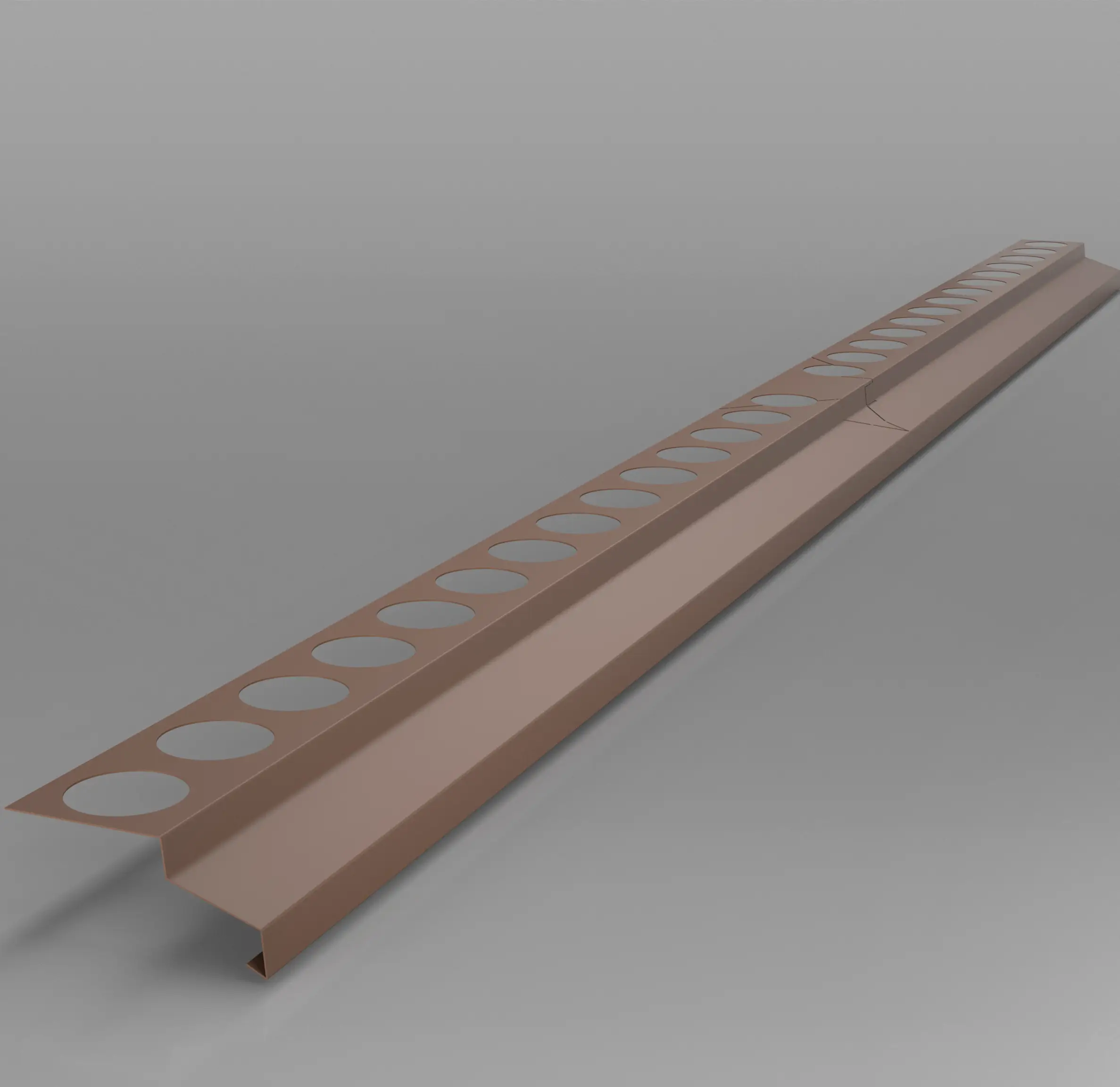 BalkoneckWinkel Braun - Element Picurator Balcon Maro Coltar 1x1m, (2m) [2]
