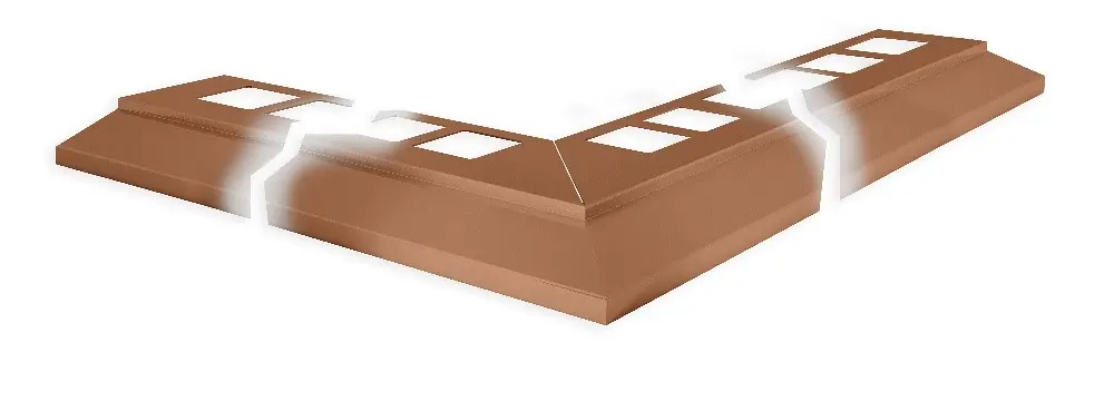 Picurător Colțar pentru Balcon Maro BalkoneckWinkel Short Braun 1x1m (2m) [2]