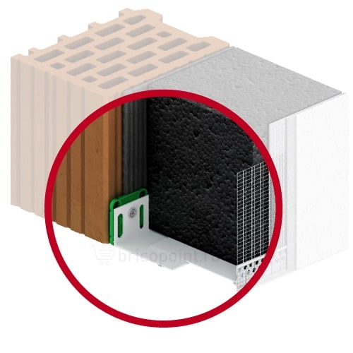 Picurator din PVC Pentru Profilul de Soclu din PVC, 2m [2]