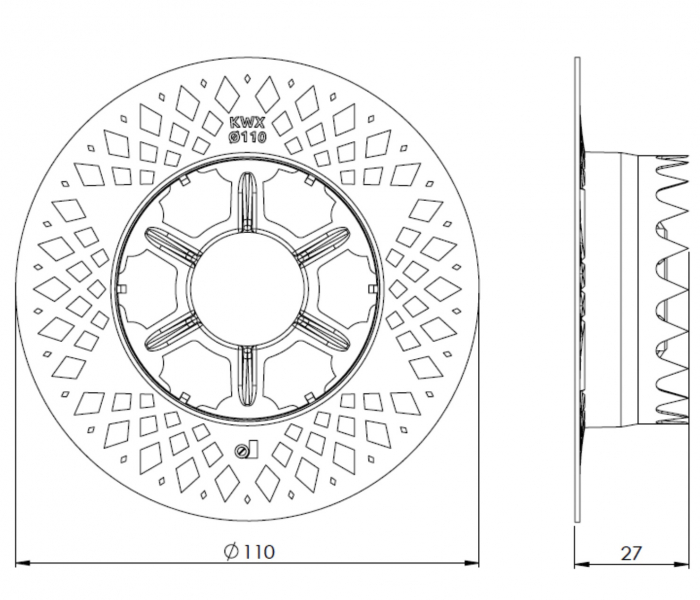 Piesa de Montaj Ingropat al Fixarilor prin Infiletare R-KWX 110 mm [2]