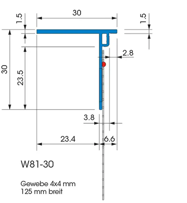 Profil Colțar W81 FUGENFLANKENPROFIL 2m [2]