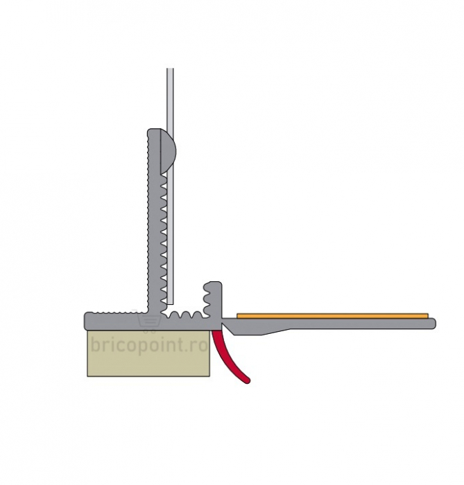 Profil Etansare si Conexiune Tamplarie Pentru Termosistem GAP09-L, 9mm, 2.4m [3]