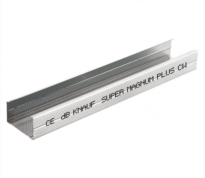 Profil Metalic Zincat Super Magnum Plus Knauf CW 50 x 50 x 3000 mm [1]