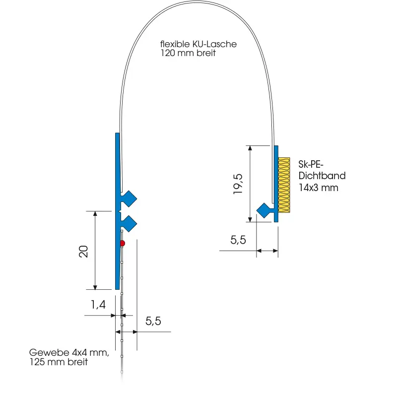 Profil Pentru Conexiune Termosistem la Atic, 2 m [2]
