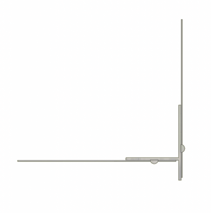 Profil Picurator Cu Lacrimar Ascuns Utilizat la Fereastra, Balcon, Soclu, Pro TKP05, 2m [2]