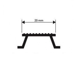 Profil Picurator la Beton 20x12mm, 2m [2]