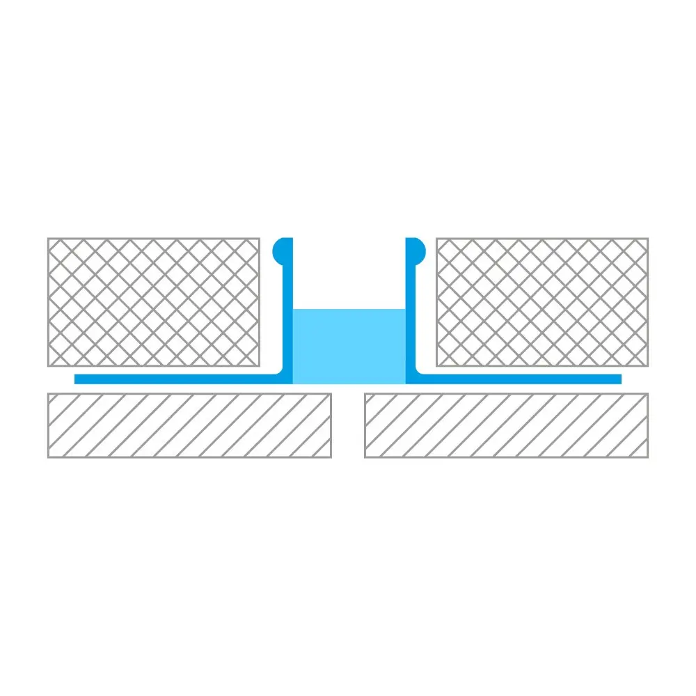 Profil Rost Dilatație pentru Pardoseli Placate 10mm 2.5m [3]