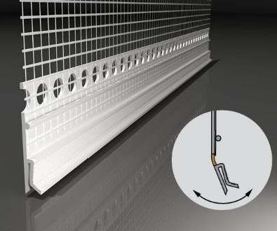 FensterbankAnschlussprofil Flexi H - Element H Conexiune Laterala Glaf 2m [3]