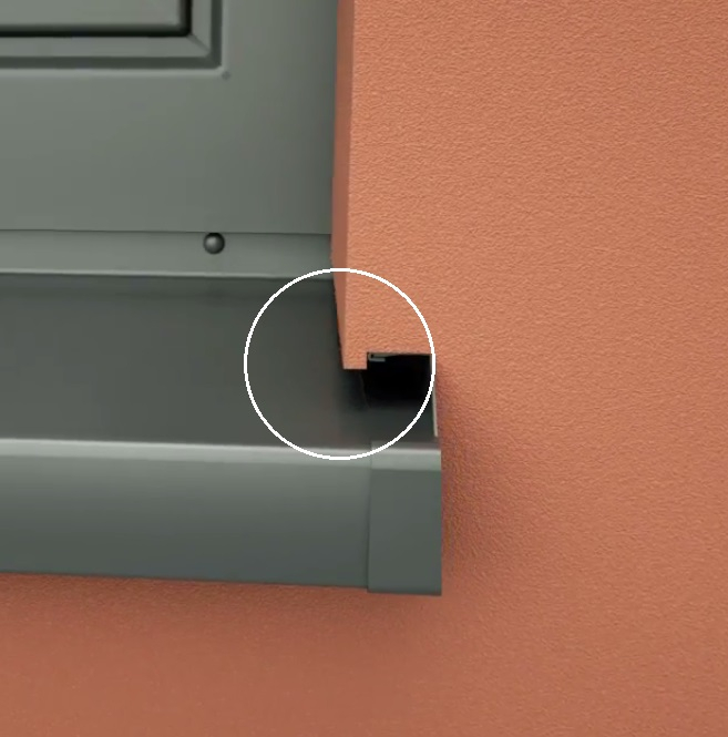 FensterbankAnschlussProfil SP - Element Conexiune Laterala Glaf, 2m [4]