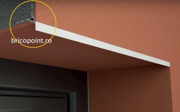 Tropfkante Mit Zuerkannter - Picurator Vizibil cu Plasa Utilizat la Fereastra, Balcon, Soclu, 2m [5]