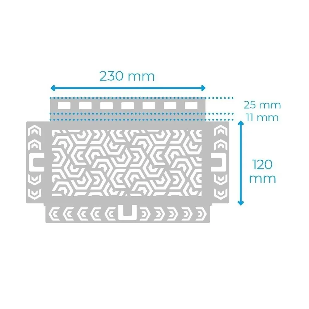 Raft Baie Dreptunghiular Periat 1mm 250x150mm [3]