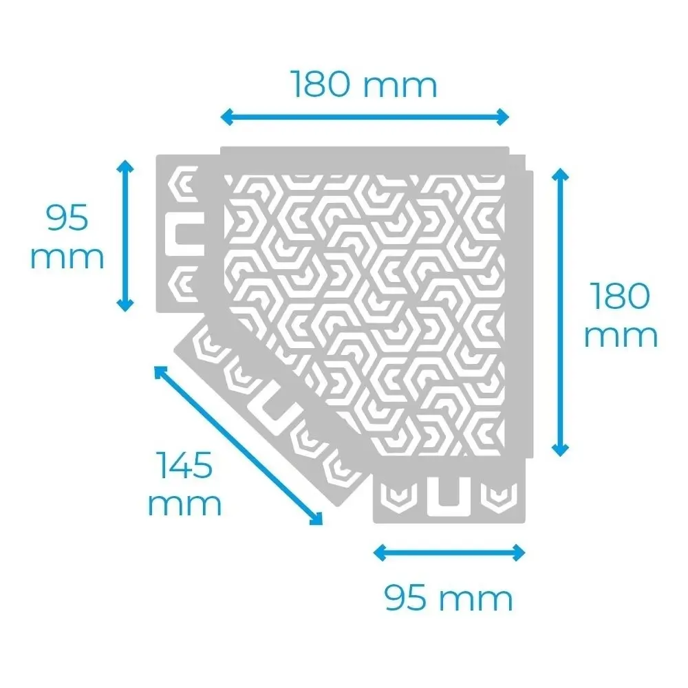 Raft Baie Pentagonal Periat 1mm 200x145x100mm [3]