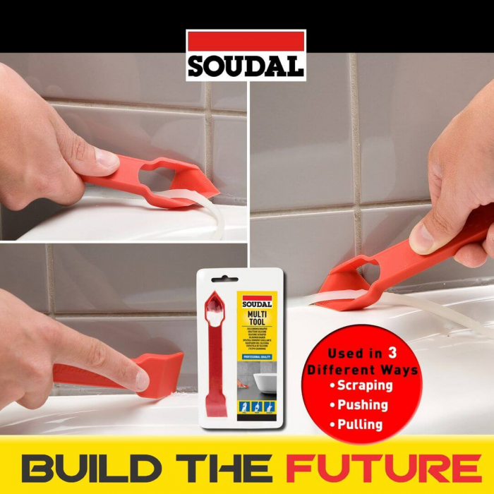 Spatula Rosie Pentru Indepartat si Curatat Izolanti si Masticuri MULTI TOOL [2]
