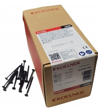Șurub Autofiletant Pentru Fixare pe Suport din Lemn 3.5 x 55mm [5]
