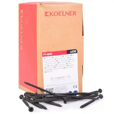Șurub Autofiletant Pentru Fixare pe Suport din Lemn 4.8 x 90mm [5]