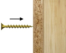 Surub Autofiletant Cu Cap Inecat pentru Lemn PAL OSB UC 6 x 150mm [4]