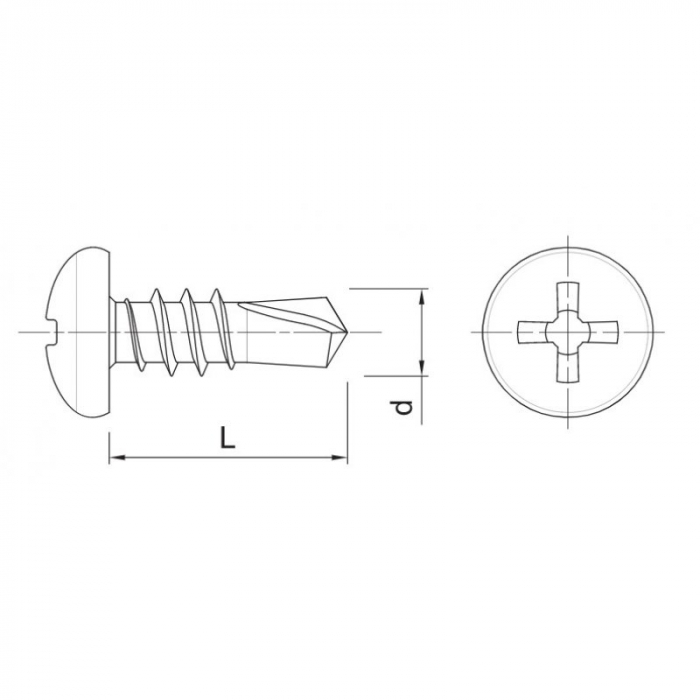 Șurub Autoperforant WS 3.5 x 9.5mm [2]