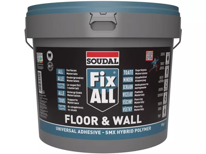 Etanșanți Elastici și Adezivi - Adeziv Polimer-Hibrid Fix ALL Floor & Wall ALB 4kg