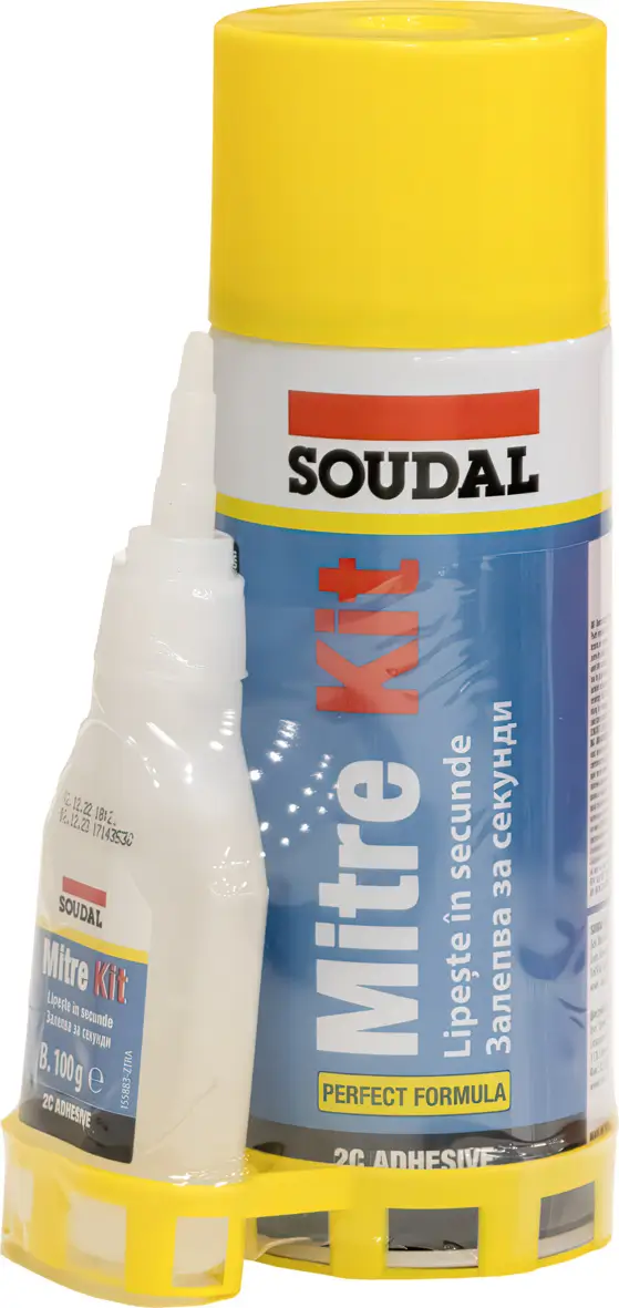 Hidroizolații - Adeziv Rapid Bicomponent Mitre Kit 100g + Activator 400mL