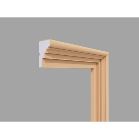 Ancadrament Fereastra pentru Exterior din Polistiren Expandat Laminat cu Rasina FP103, H 180 x L 80 mm, Lungime 2 m [2]