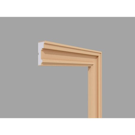 Ancadrament Fereastra pentru Exterior din Polistiren Expandat Laminat cu Rasina FP104, H 110 x L 50 mm, Lungime 2 m [2]