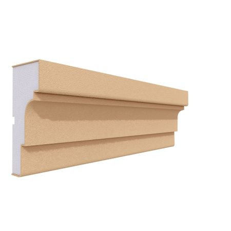 Ancadramente Uși și Ferestre - Ancadrament Fereastra pentru Exterior din Polistiren Expandat Laminat cu Rasina FP106, H 140 x L 62 mm, Lungime 2 m