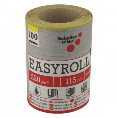Șlefuire și Lustruire - Banda Abraziva Smirghel EasyRoll Pro, Granulatie 100, 115mm x 4.5m