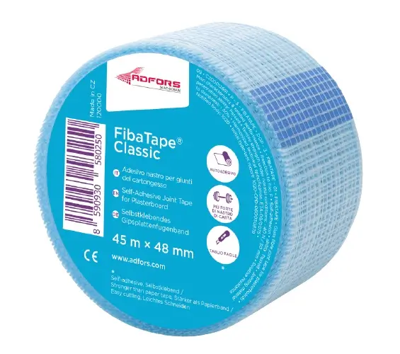 Finisaje - Banda Adeziva din Fibra de Sticla Pentru Rosturi Gips Carton, 48mm