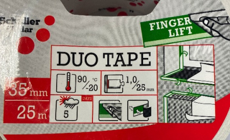 Banda Dublu Adeziva DUO TAPE 35mm x 25m [1]