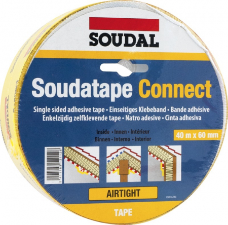 Termoizolații - Bandă Etanșare Universală Bariere Vapori Soudatape Connect 60mm 40m/rola
