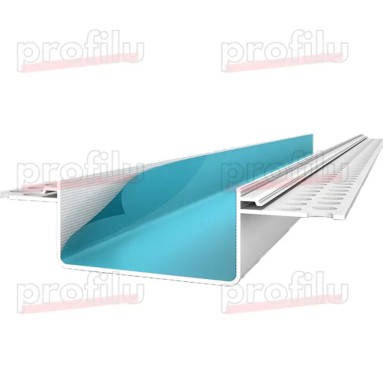 Profile Rost Dilatație - Bossenprofil Profil Nut pentru Realizare de Bosaje pe Fațadă 50mm x 2.5m