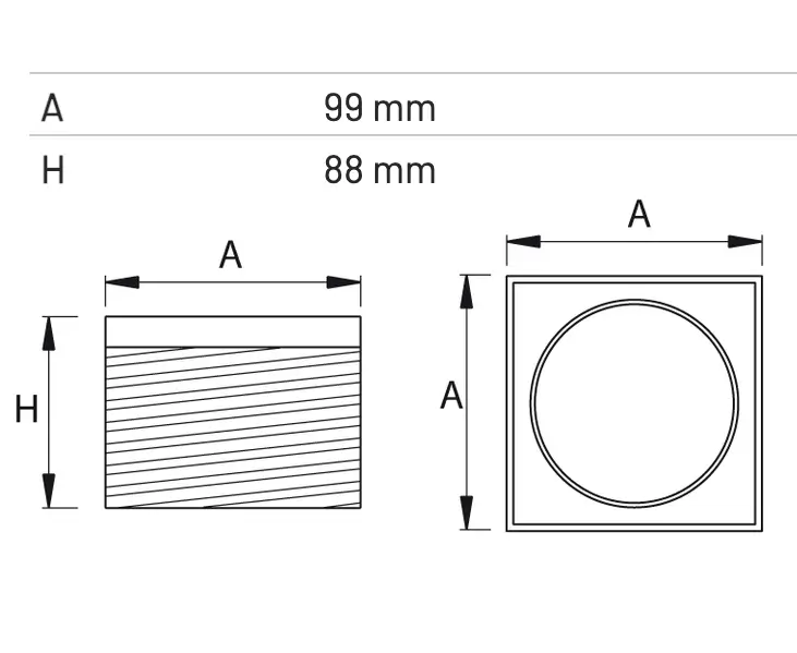 Element Extensie Sifon 100x100 H90 [1]