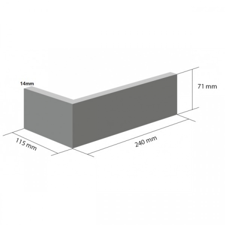 Coltar Ceramic Klinker HF65 Night sound / Novigrad 115/240 x 71 x 14mm [1]